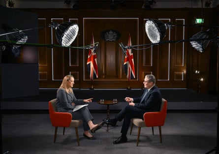 Laura Kuenssberg interviewing Keir Starmer on the BBC’s Sunday with Laura Kuenssberg, 4 January 2026