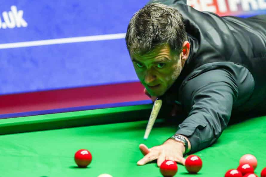 Ronnie O’Sullivan was just a frame away from victory at the conclusion of his evening session against Mark Allen.