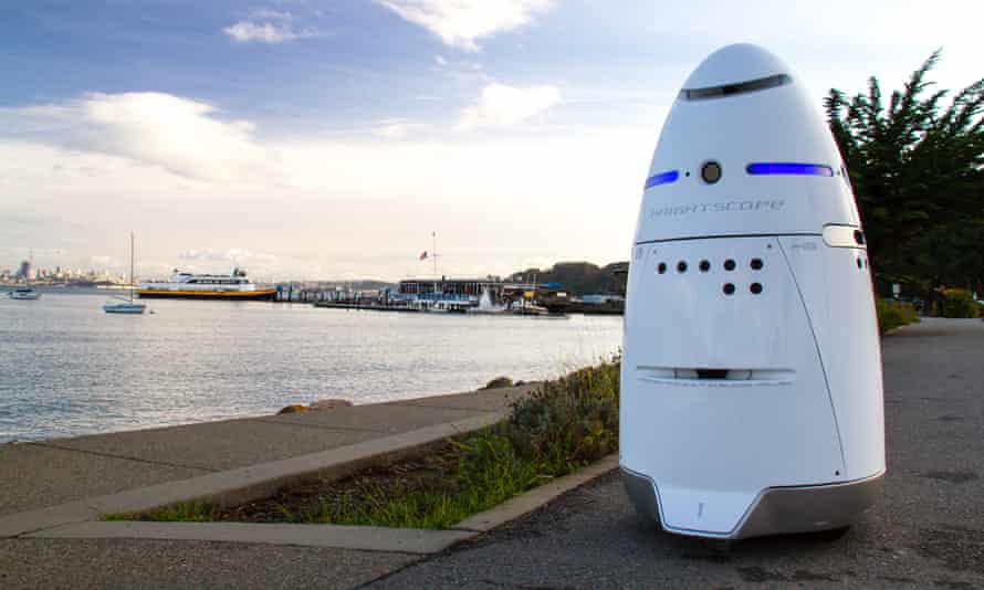 A Knightscope K5 security robot. The autonomous robots have an array of sensors used to monitor the surrounding environment, but researchers argue that an ‘ethical black box’ should also be installed.