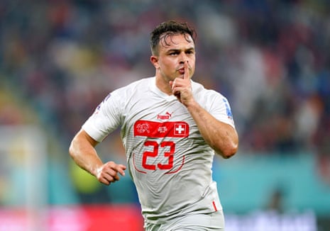 Shaqiri ha messo a tacere la folla dopo aver segnato per la Svizzera