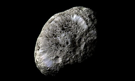 Saturn's outer moon Hyperion