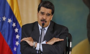 Nicolás Maduro speaks during a press conference in Caracas, Venezuela, on 30 September.