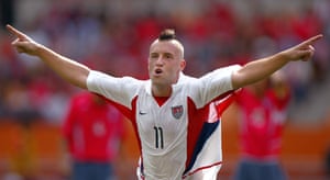 Clint Mathis went full mohawk against South Korea.