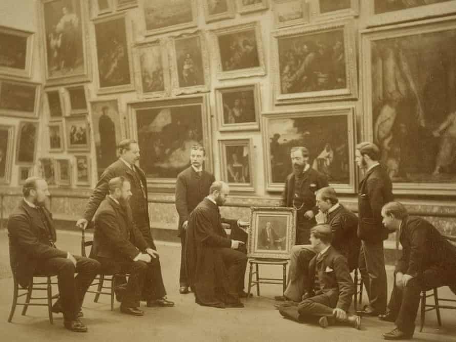 The staff of the Fitzwilliam museum c.1890