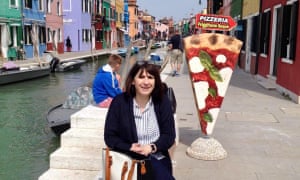 Kate Osborn in Venice prior to the pandemic.