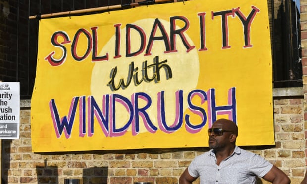 Protest in Windrush Square