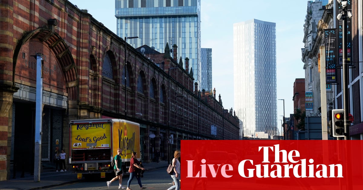 UK pay growth lags behind inflation as cost of living squeeze bites – business live