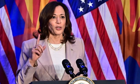 ‘Enough with the gaslighting’: Harris responds to Trump’s insistence that he doesn’t back national abortion ban – live