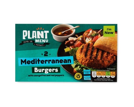 Aldi Plant Menu Mediterranean Burgers