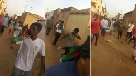 Sudan security forces disperse protesters with gunfire - video