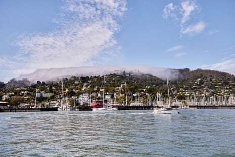 view of sausalito from the water