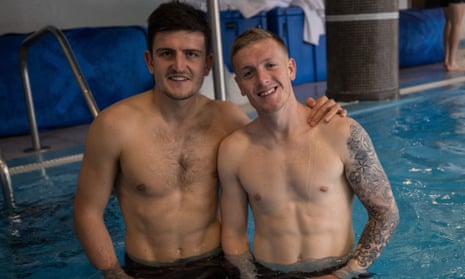Harry Maguire and Jordan Pickford