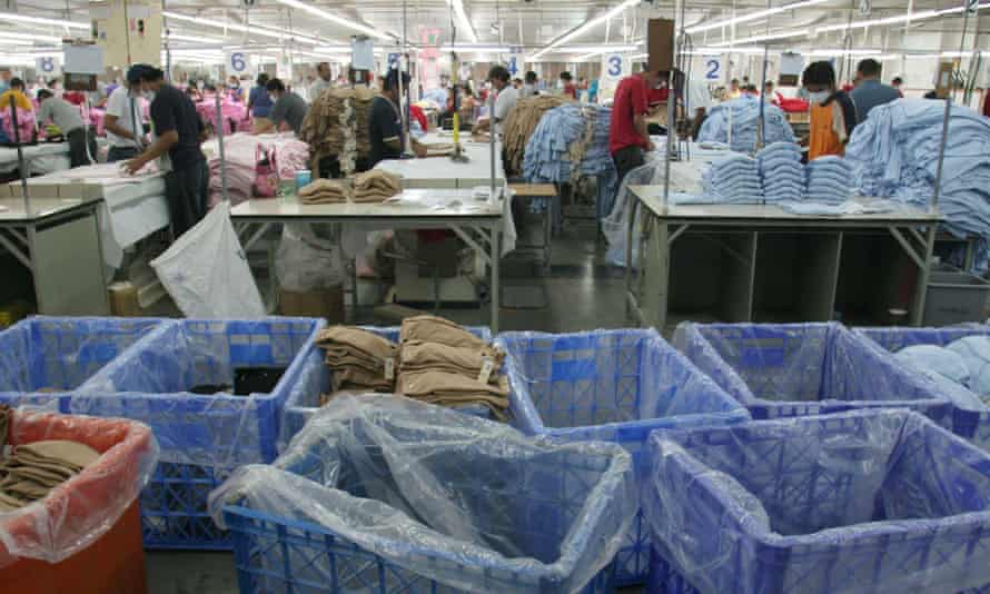 A textile factory in San Pedro Sula, Honduras, in 2005.