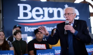 Sanders at a campaign rally in Iowa in La Poste last week. The urgency of the warnings against Sanders reflects a realization he could actually win the Democratic nomination.