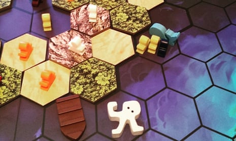 Around the town board game- online learning