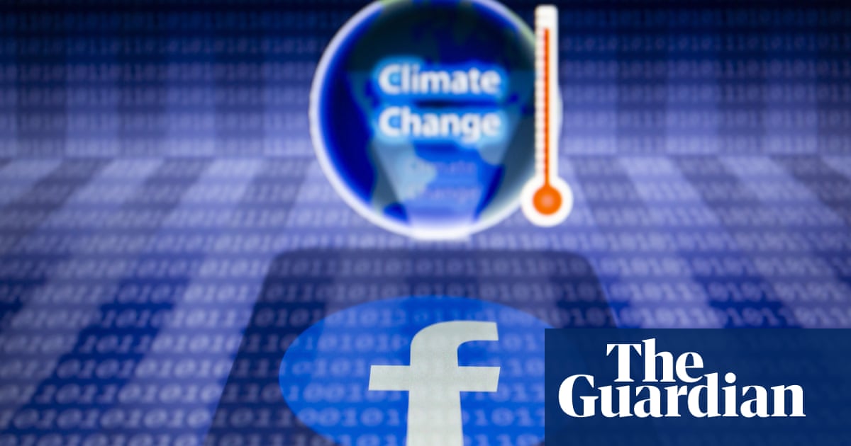 Climate misinformation on Facebook ‘increasing substantially’, study says