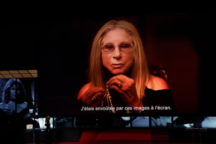 Video of Barbra Streisand, screened at the closing ceremony.