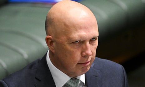 Opposition leader, Peter Dutton.