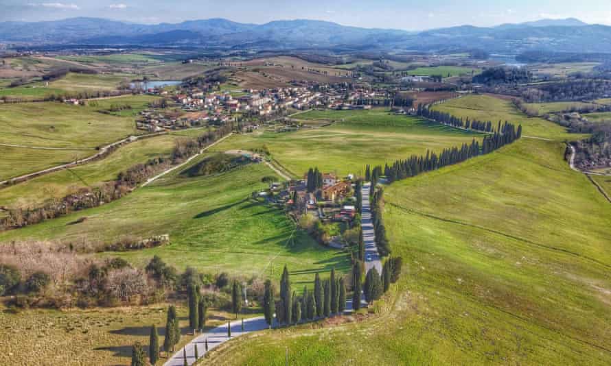The hamlet of Galliano di Mugello in Italy