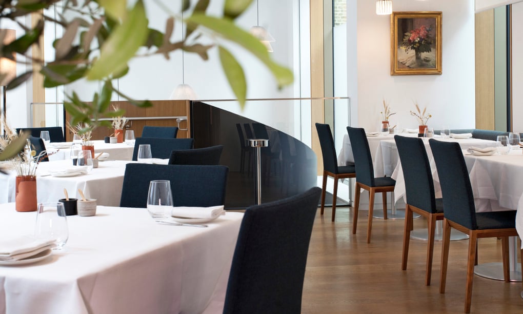 The fine art of Italian dining: the light-filled dining room at Emilia. 