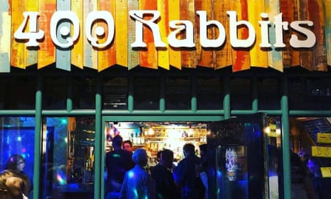 400 Rabbits tequila bar in Nottingham.