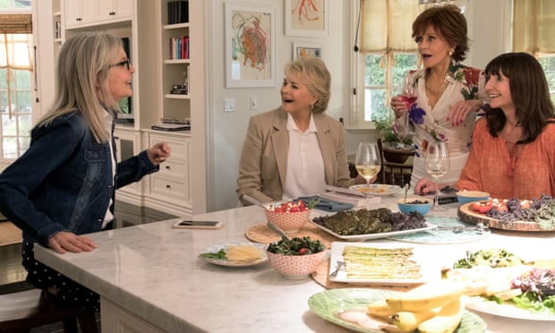 Page turner: starring in Book Club with Diane Keaton, Candice Bergen and Mary Steenburgen.