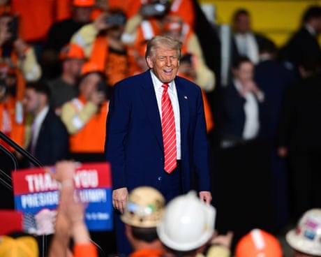 Trump announces 50% steel tariffs and hails ‘blockbuster’ deal with Japan