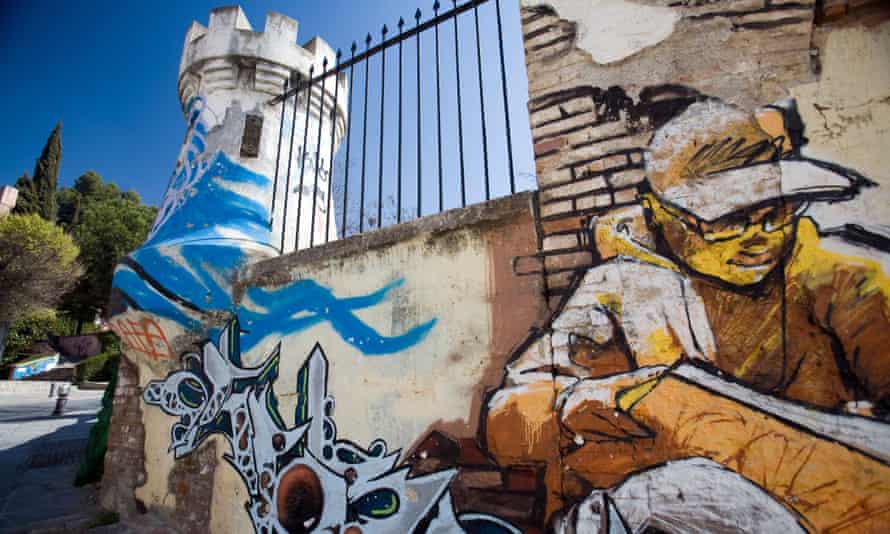 Street art of El Niño de las Pinturas, Granada, Spain