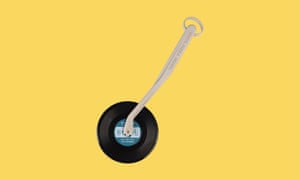 Vinyl record pizza cutter