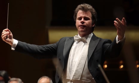‘Standing up for Novák from now on’ ... conductor Jakub Hrůša.