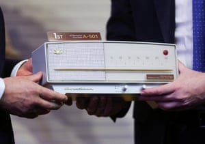 LG’s first radio, the 1959 Goldstar A-501 vacuum tube radio