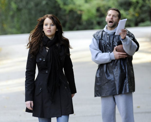 Jennifer Lawrence opposite Bradley Cooper in 2012's Silver Linings Playbook