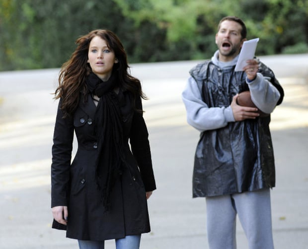 Jennifer Lawrence opposite Bradley Cooper in 2012’s Silver Linings Playbook