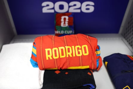 Rodri’s garment successful nan dressing room.