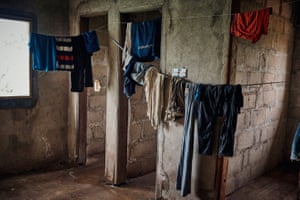 Clothes hanging on a line