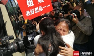 Image result for 5.	Emotional scenes as chinese couple reunited with toddler who vanished 24 years before
