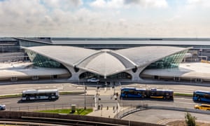 TWA’s Flight Centre as it looked in July 2016, shortly before work on the hotel began (in December 2016).
