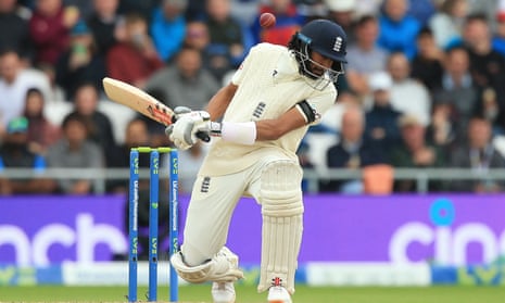 Haseeb Hameed got bogged down after he had reached 60 before inevitably getting out.