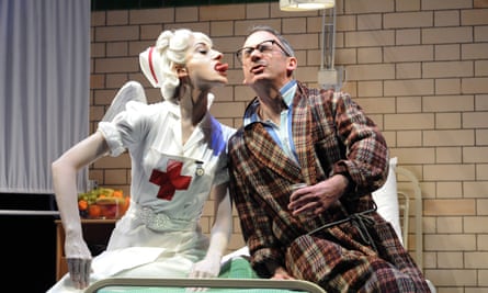 Michela Meazza and Paul Ritter in Tamsin Oglesby’s Really Old, Like Forty Five at the Cottesloe theatre, London, in 2010.