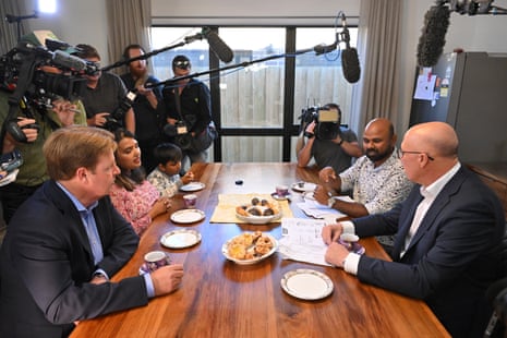 Another shot of Dutton meeting with the family.
