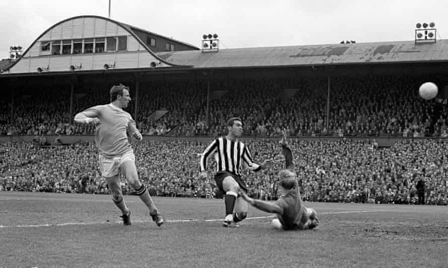 Newcastle v Manchester City at St James’ Park in May 1968