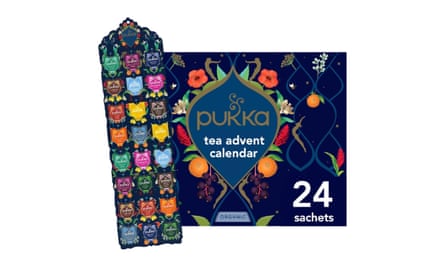 Pukka Herbs | Advent Calendar 2025 Organic Tea Selection | Ideal Secret Santa Christmas Gifts Idea For Women & Men | Perfect For Tea Enthusiasts | 24 Delightful Black/Green/Herbal Infusion Tea Bags