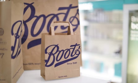 Boots paper bags