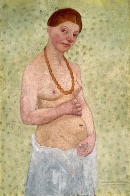 Self-portrait by Paula Modersohn-Becke, 1906.