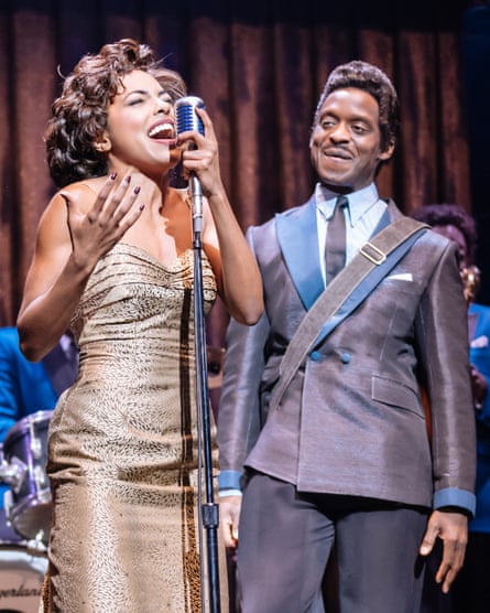 Adrienne Warren (Tina Turner) and Kobna Holdbrook-Smith (Ike Turner)