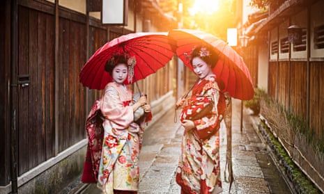 Two geishas.