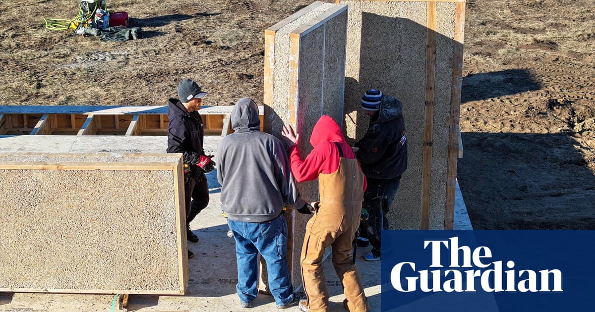 ‘A roof over our people’s heads’: the Indigenous US tribe building hempcrete homes | US news