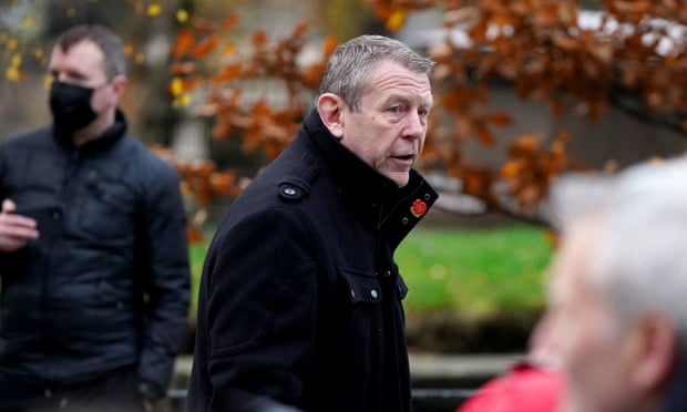 Andy Goram, pictured at Walter Smith’s memorial service in November 2021.