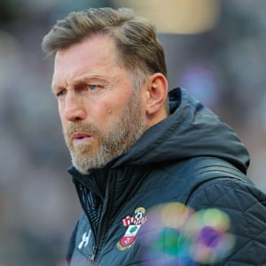Southampton’s Ralph Hasenhüttl at West Ham
