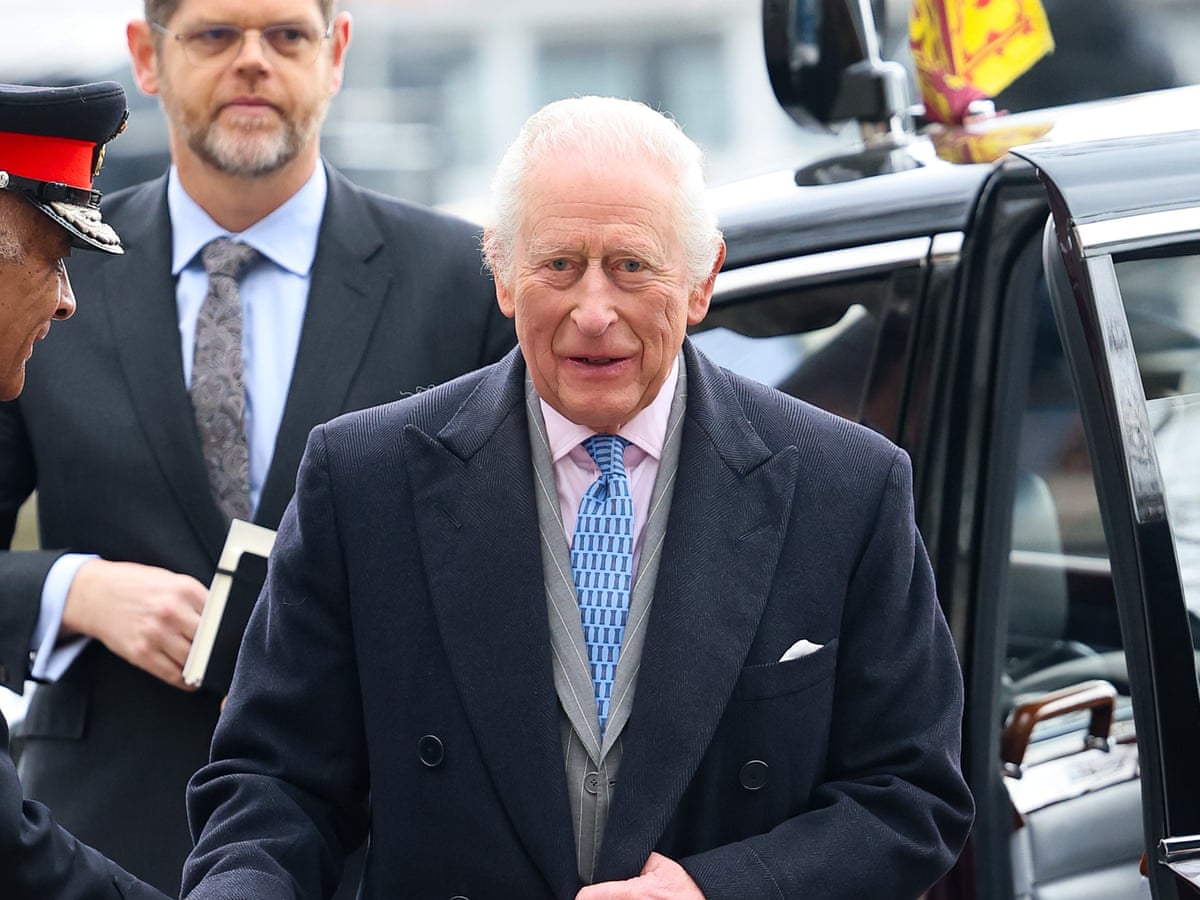 King undergoes hospital observation due to cancer treatment side-effects | King  Charles III | The Guardian